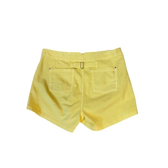 Anthropologie The Kit Regenerative Cotton Shorts by Pilcro Yellow 20W NWT - Picture 5 of 7